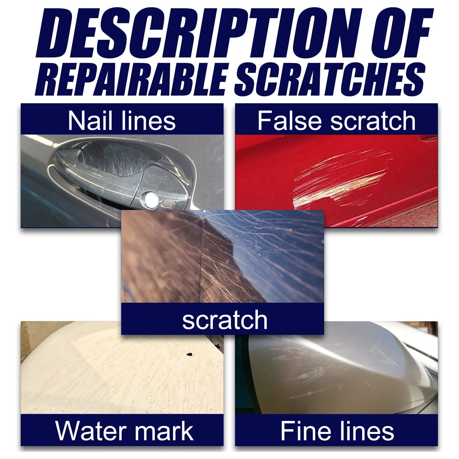Car scratch repair spray in aerosol can for paint surface scratch removal and sealing glaze coating