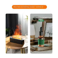 Mini USB aroma diffuser humidifier, 120ml, 136x136x155mm, PP liner, black or white Nordic and ins style options