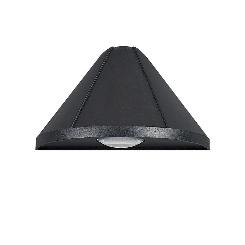 Waterproof IP65 aluminium alloy bird's nest LED lamp in black or white for courtyard and bedroom lighting
