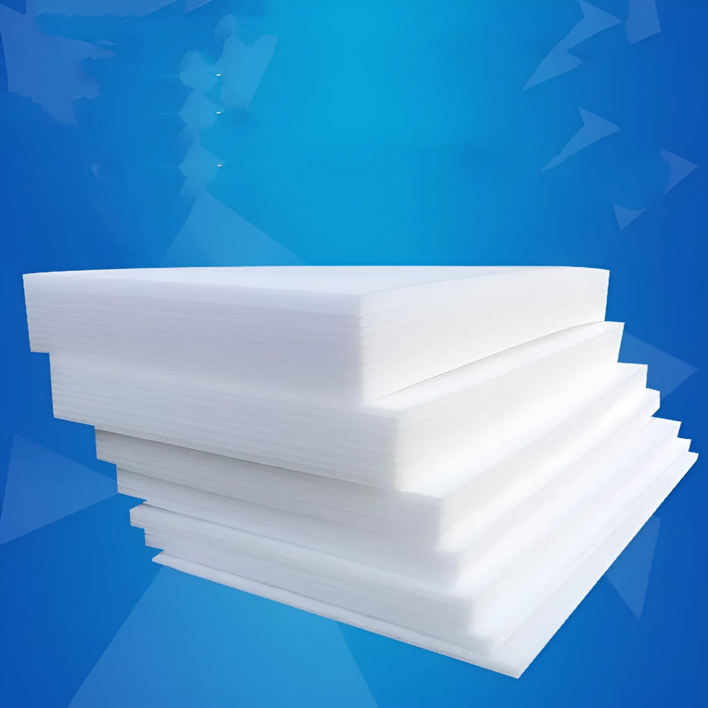 White high-density EPE pearl cotton foam board measuring 2 metres by 1 metre