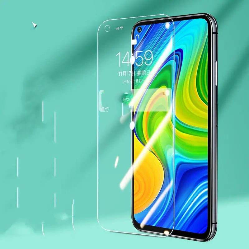 Xiaomi phone tempered glass screen protector with HD clarity and anti-fingerprint features