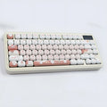 Dessert Cat MOG round sublimation key cap with cartoon dessert cat design for mechanical keyboards