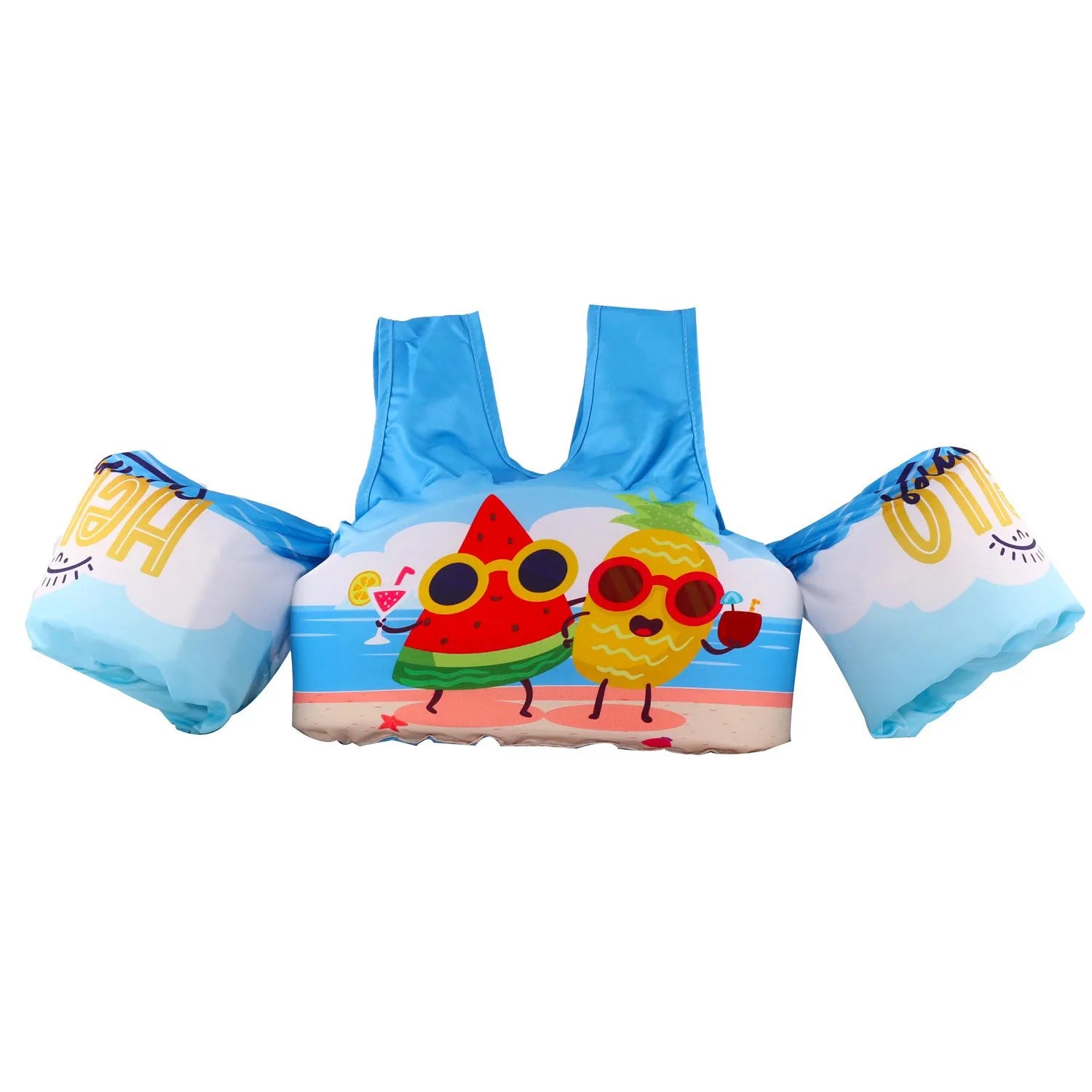 Cartoon children's arm swimming ring life jacket in polyester with multiple pattern options