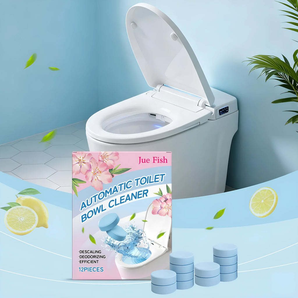Automatic Toilet Bowl Cleaner Decontamination Cleaning Sheet 12 Pack