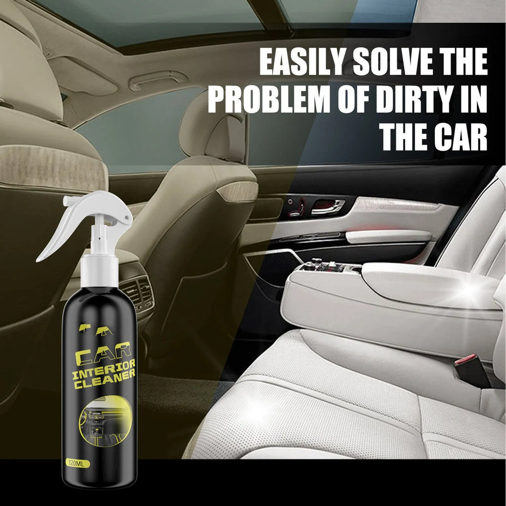 120ml car interior cleaner bottle for leather and dashboard maintenance