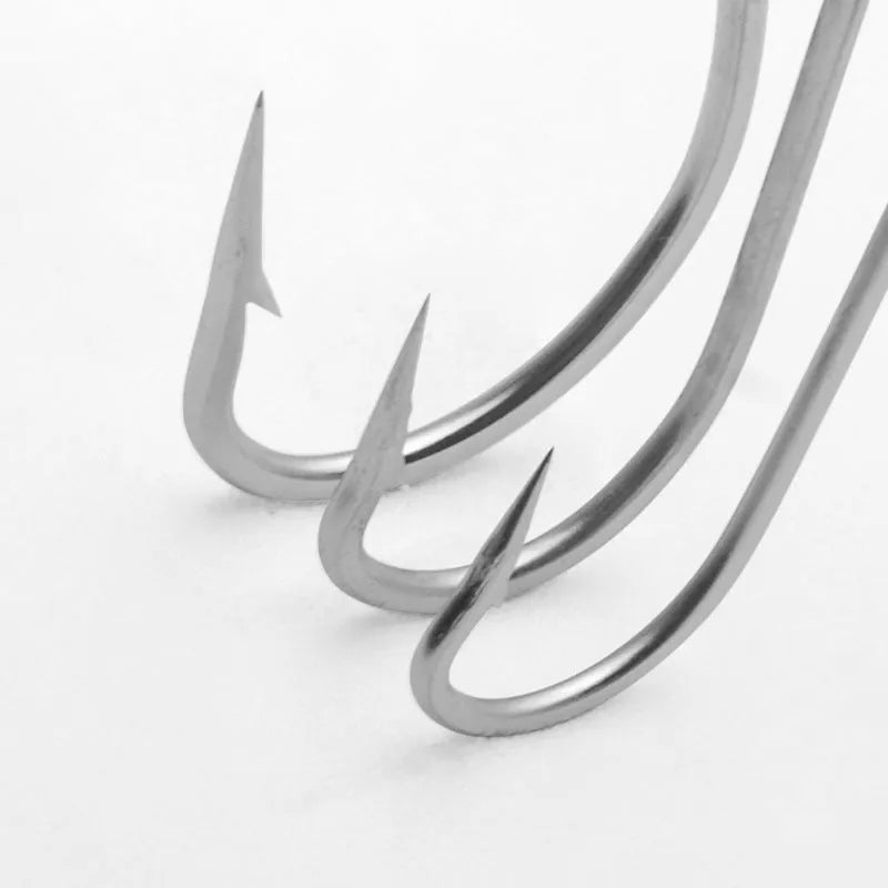 Stainless steel weever snakehead seahorse fishhooks for ocean boat fishing in multiple specifications