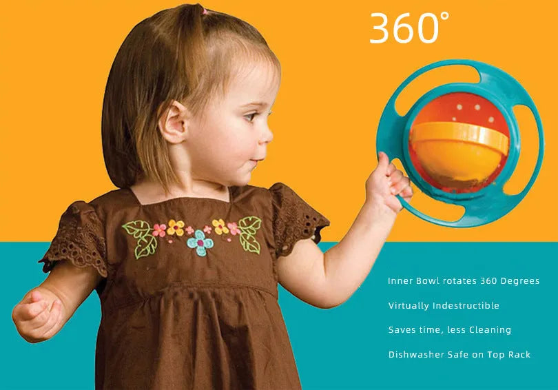 Children's rotating balance bowl in plastic for toddlers aged 24+ months in multiple colours