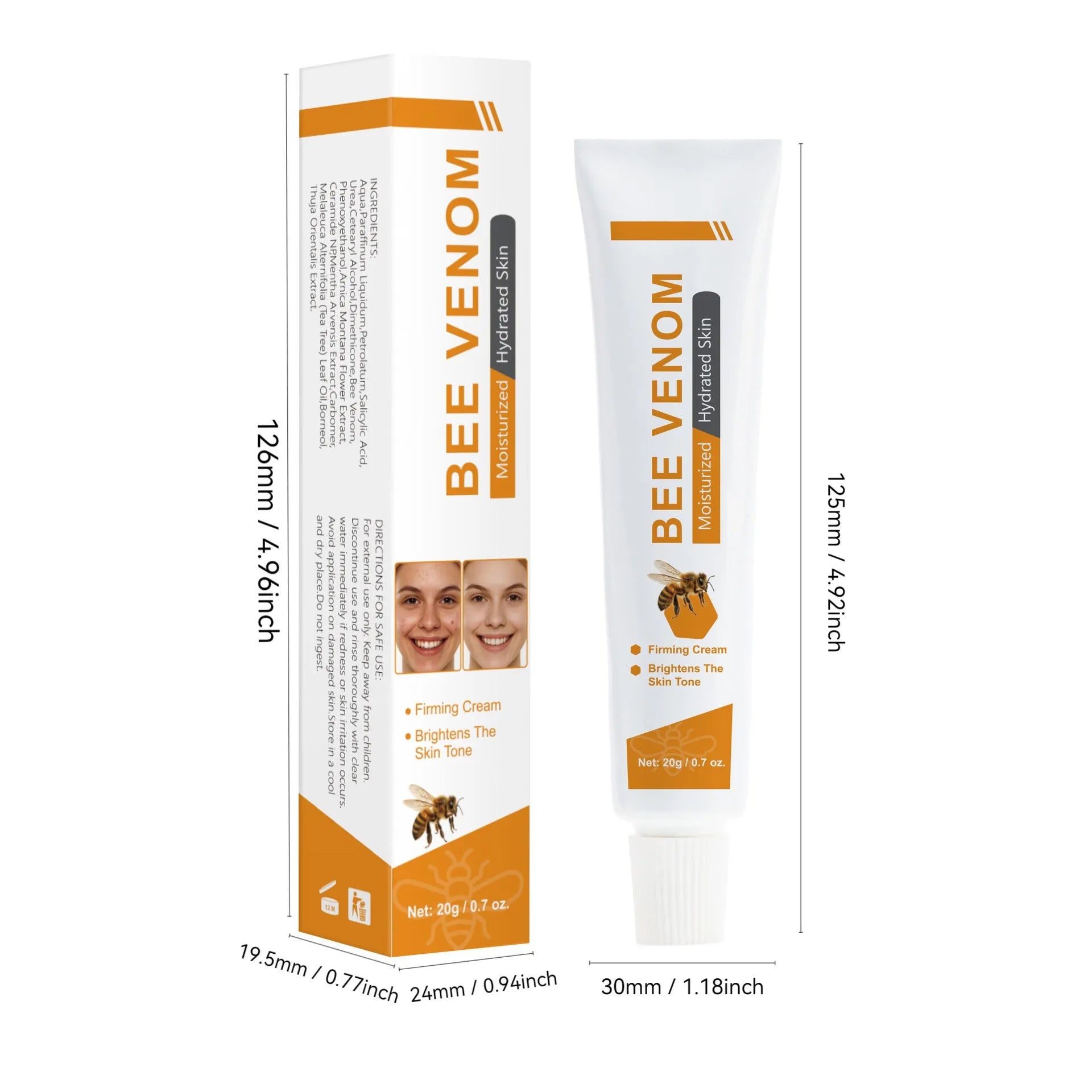 Universal Beauty Bee Facial Cream 20g nursing cream moisturiser container