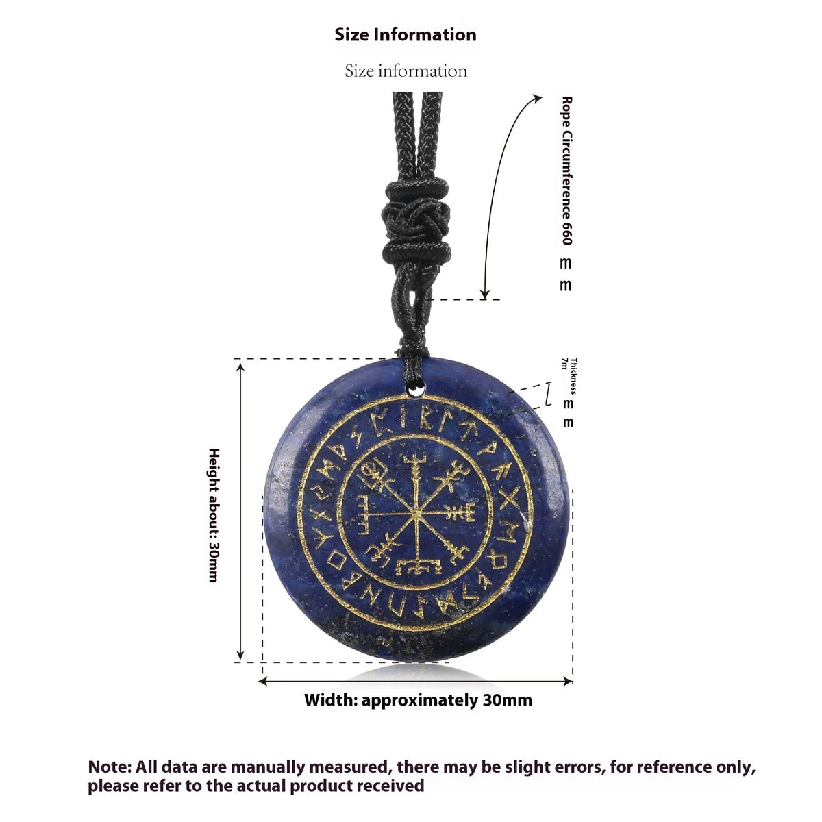 Carved compass pendant in natural amethyst crystal, 30x6mm geometric Nordic Luen jewellery
