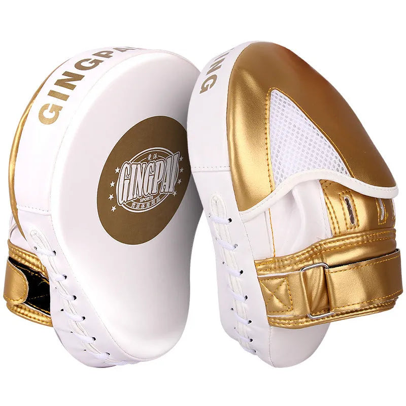 Portable vertical hanging punch target for boxing and sanda training in gold colour