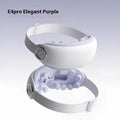 Bluetooth rechargeable steam eye mask in purplish grey colour with hot compress function