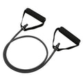 Adjustable chest expander with colour-coded TPE tension rope showing five resistance levels