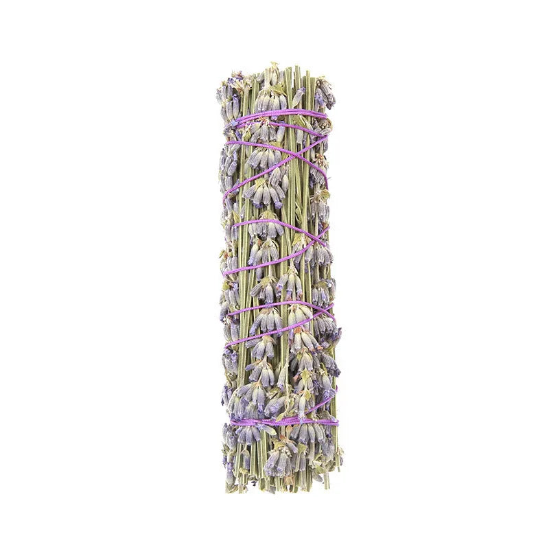 Lavender-scented natural dried flower aromatherapy stick, approximately 4 inches long