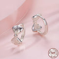 925 silver bow earrings with electroplated finish in BSE1196 colour fairy style