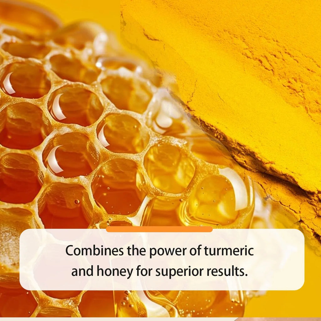 30ml turmeric honey essential oil bottle with neutral packaging for facial beauty use