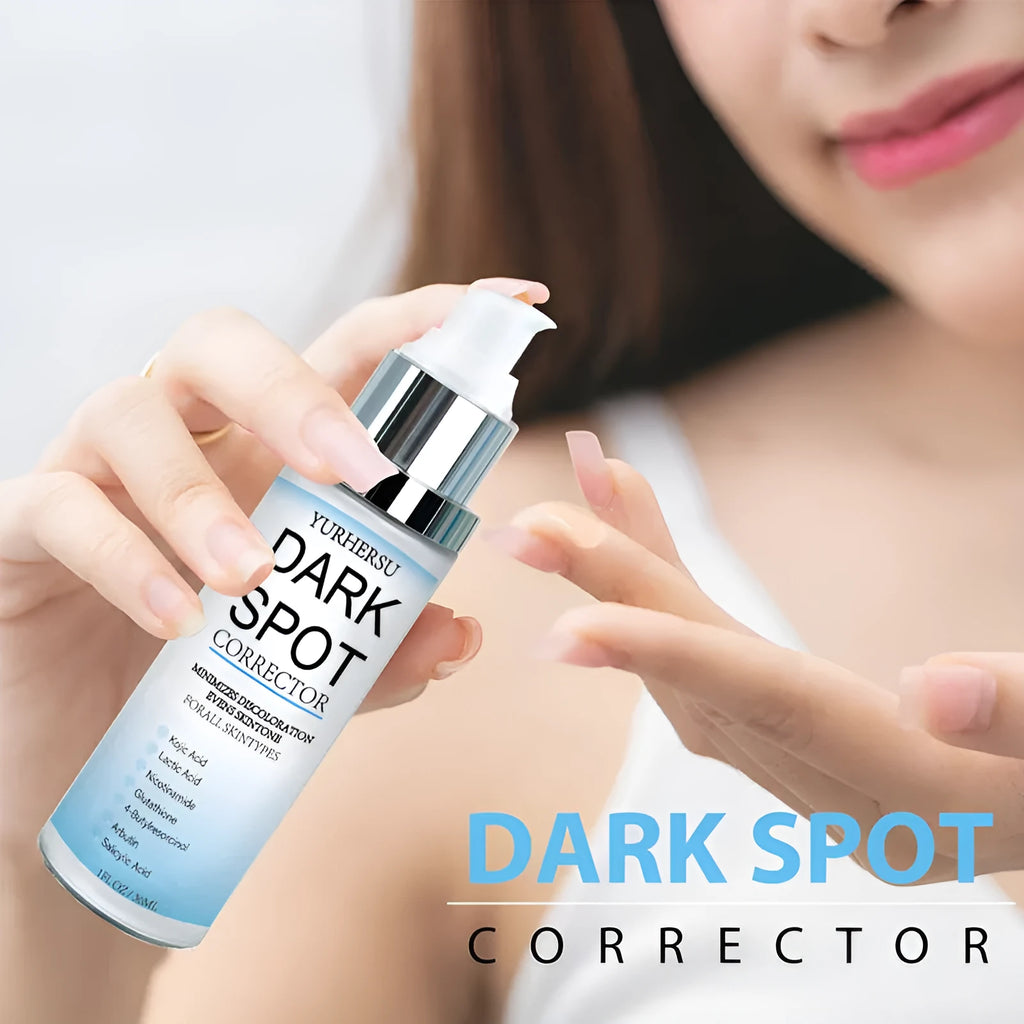 Spot lightening essence bottle for skin brightening and moisturising treatment