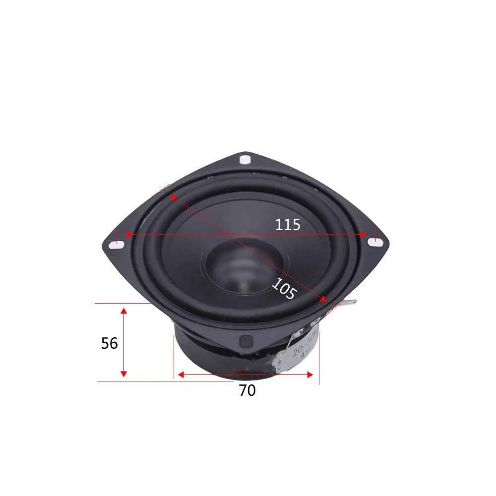 4-inch car audio speaker with magnet construction for vehicle sound system upgrades