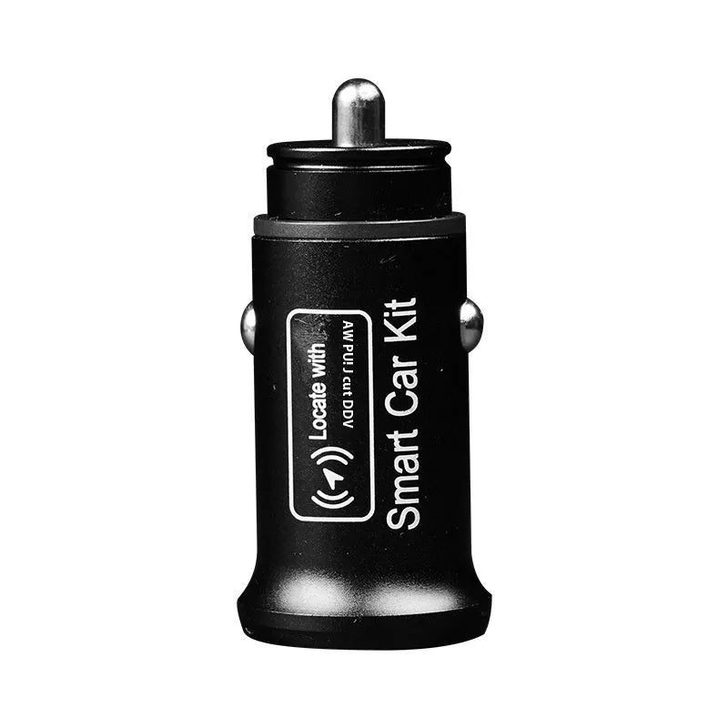 Black car charger GPS tracker locator device with ABS plastic construction