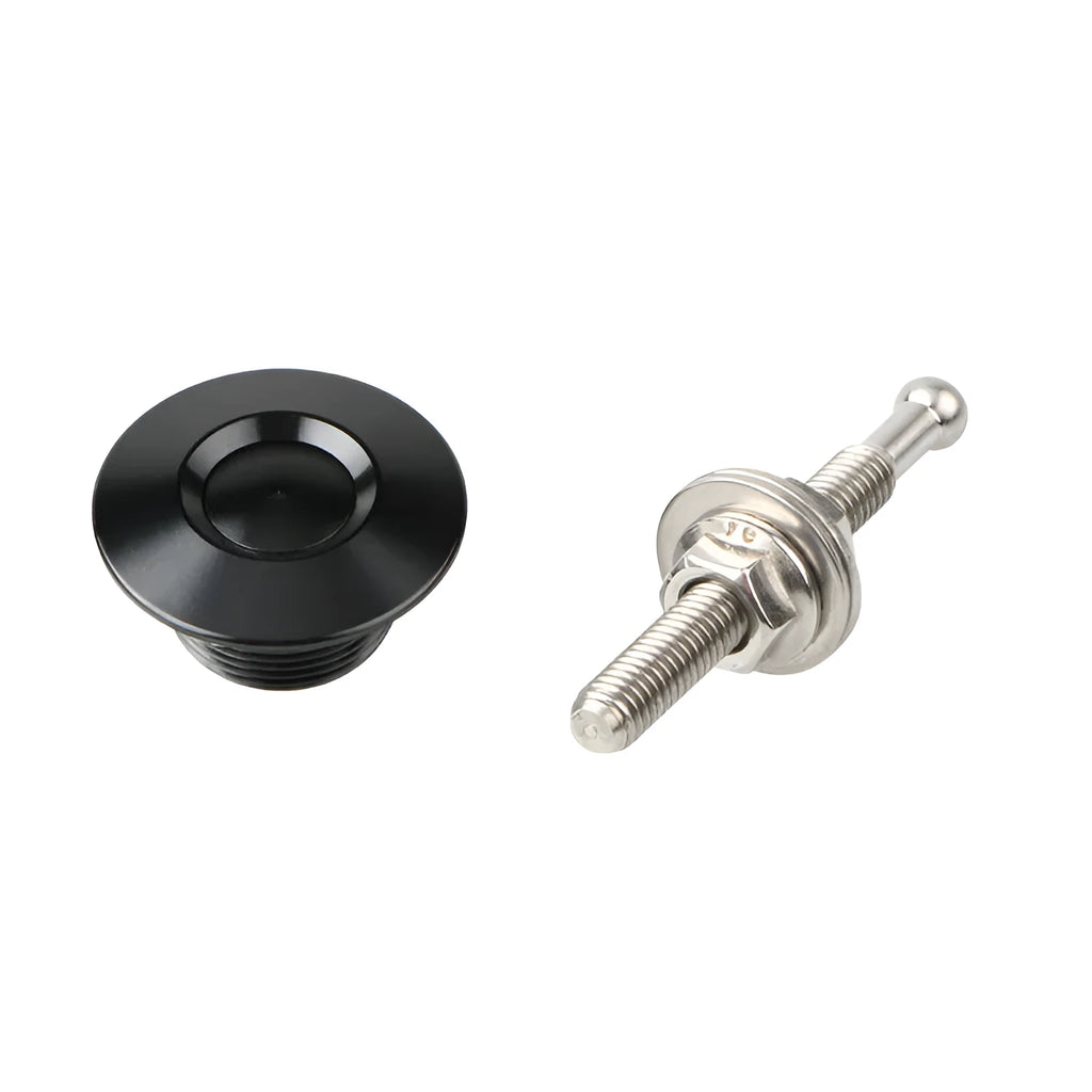 30mm aluminium alloy engine cover lock in five colour options: red, silver, gold, black, and blue