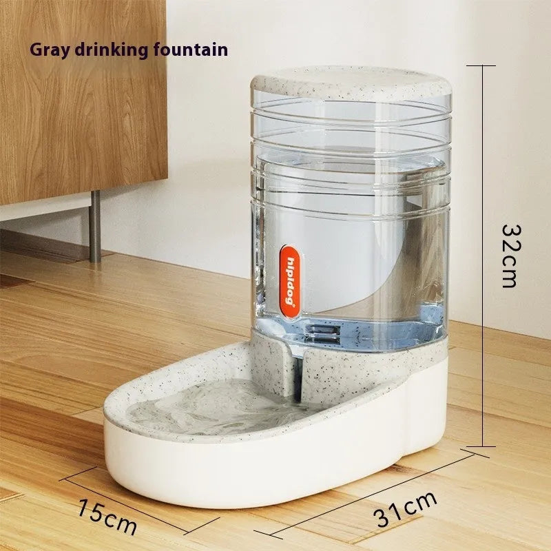 Automatic pet drinker fountain feeder 3.8L large capacity for cats dogs in blue grey pink green colours