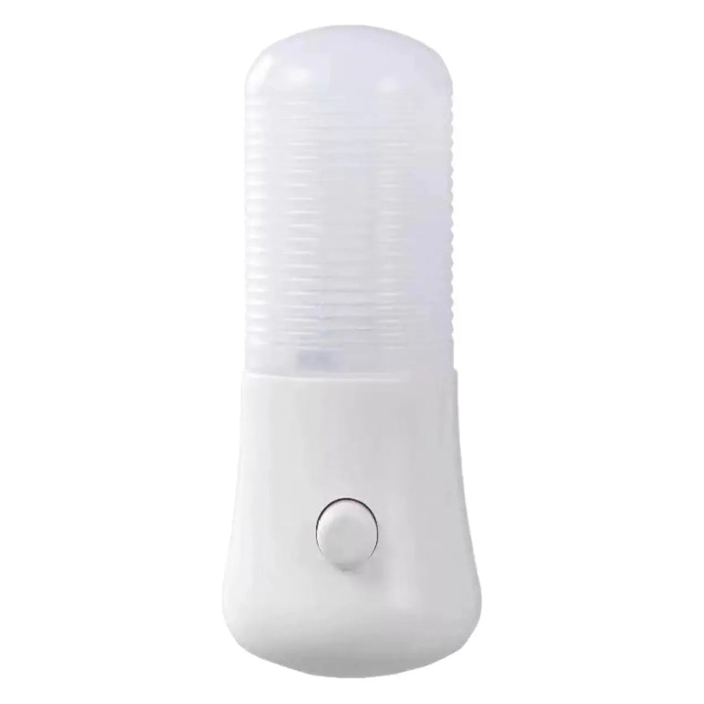 Minimalist cube-shaped plug-in night light with US plug and dual colour temperature settings