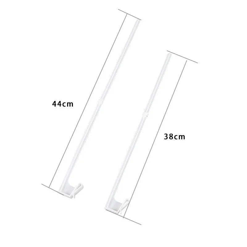 White plastic car window flag bracket set with 10 holders for vehicle flagpole mounting