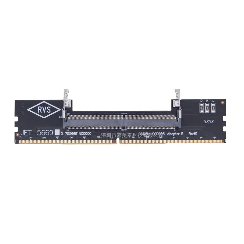 DDR4 laptop to desktop memory adapter card for testing DDR3 DDR4 DDR5 memory modules