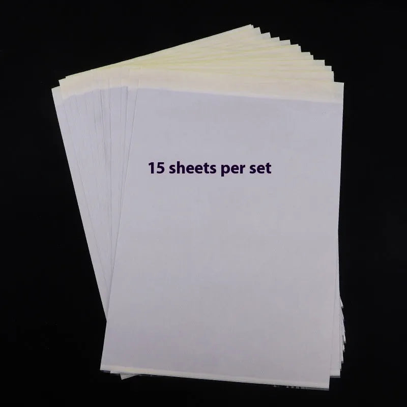 A4 tattoo transfer paper pack with transfer paste gel for hand-drawn or machine-converted stencils