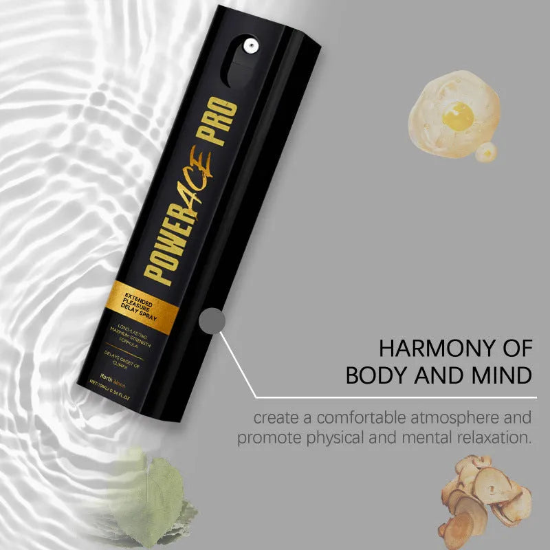 Men's 10ml body spray bottle with botanical extracts for external care