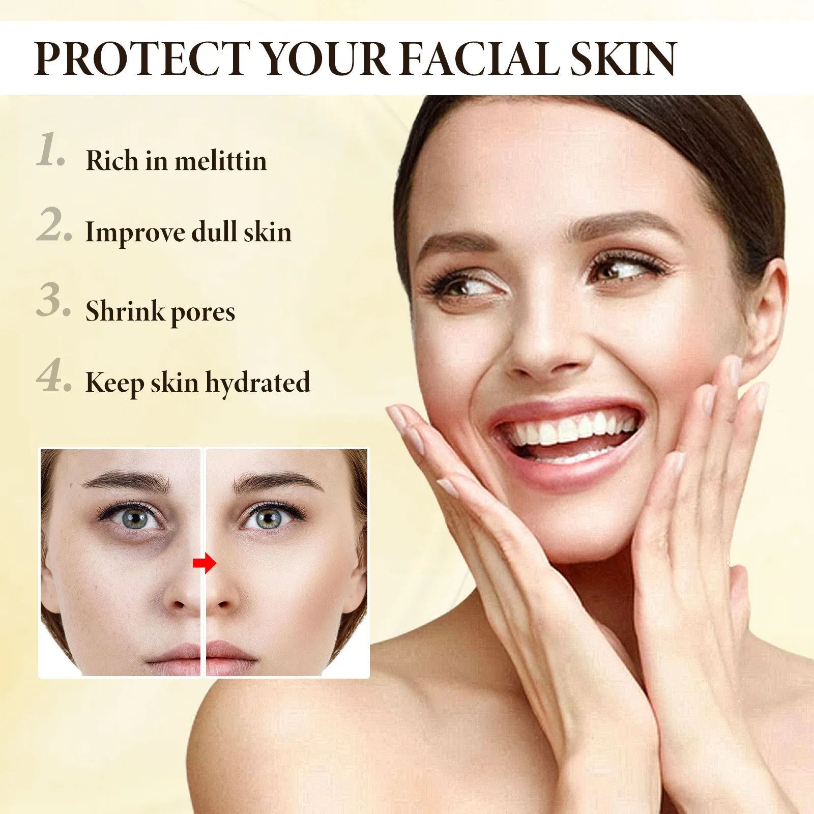 30g jar of Bee Firming Cream for facial hydration and skin firming