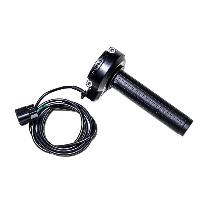 Black stainless steel electronic throttle handle cable for vehicle control systems