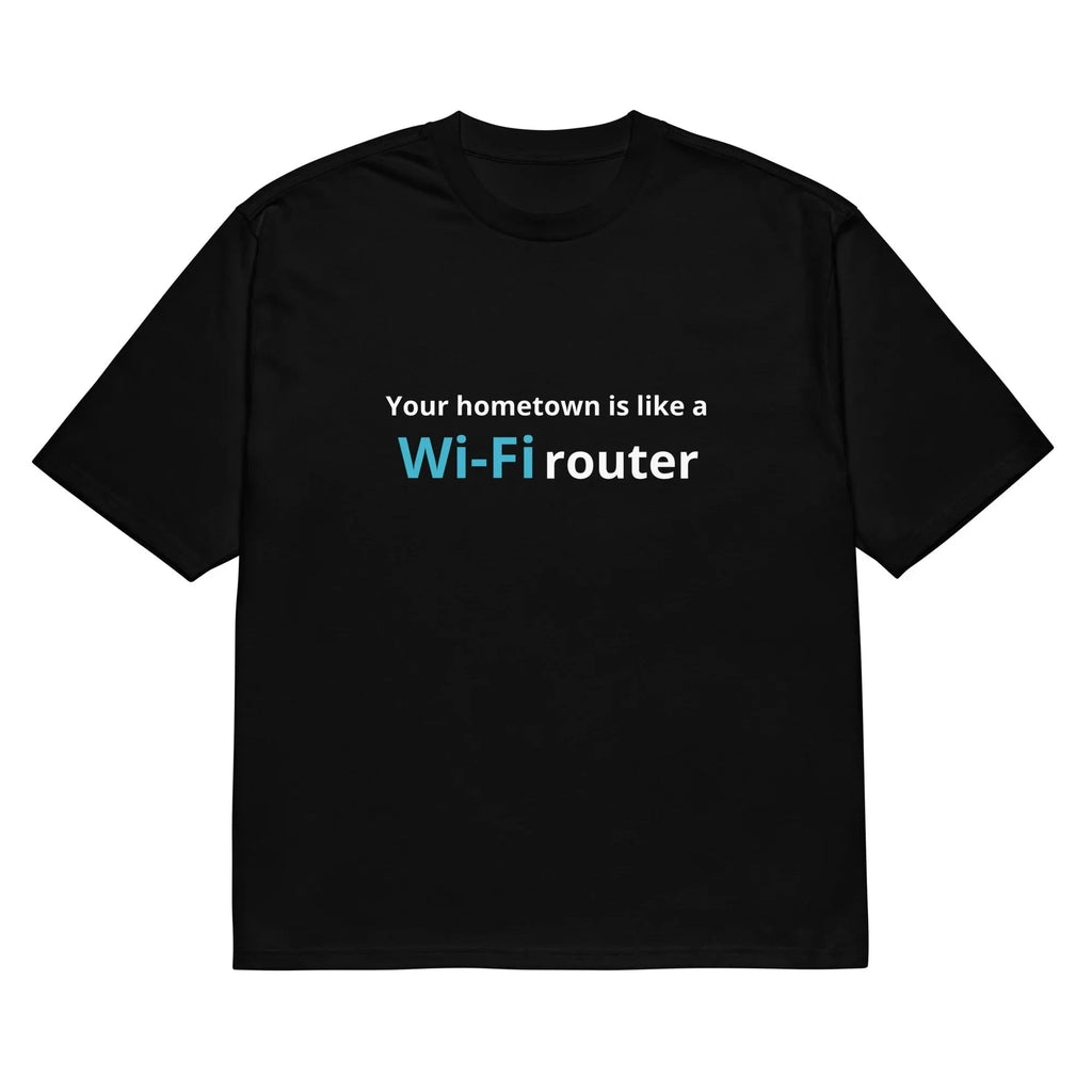 Men's black t-shirt with 3D printed cartoon pattern, loose fit short sleeves, round neck