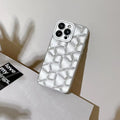 Pebble TPU mobile phone shell with lens protector for iPhone 11 to 15 Pro Max, shown in black, silver, white, brown, green, pink, and red