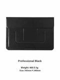 13.3-inch laptop bracket bag with integrated computer holder in black or brown