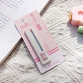Small plastic-blade art knife in blue, khaki, orange, pink, and purple colour options.