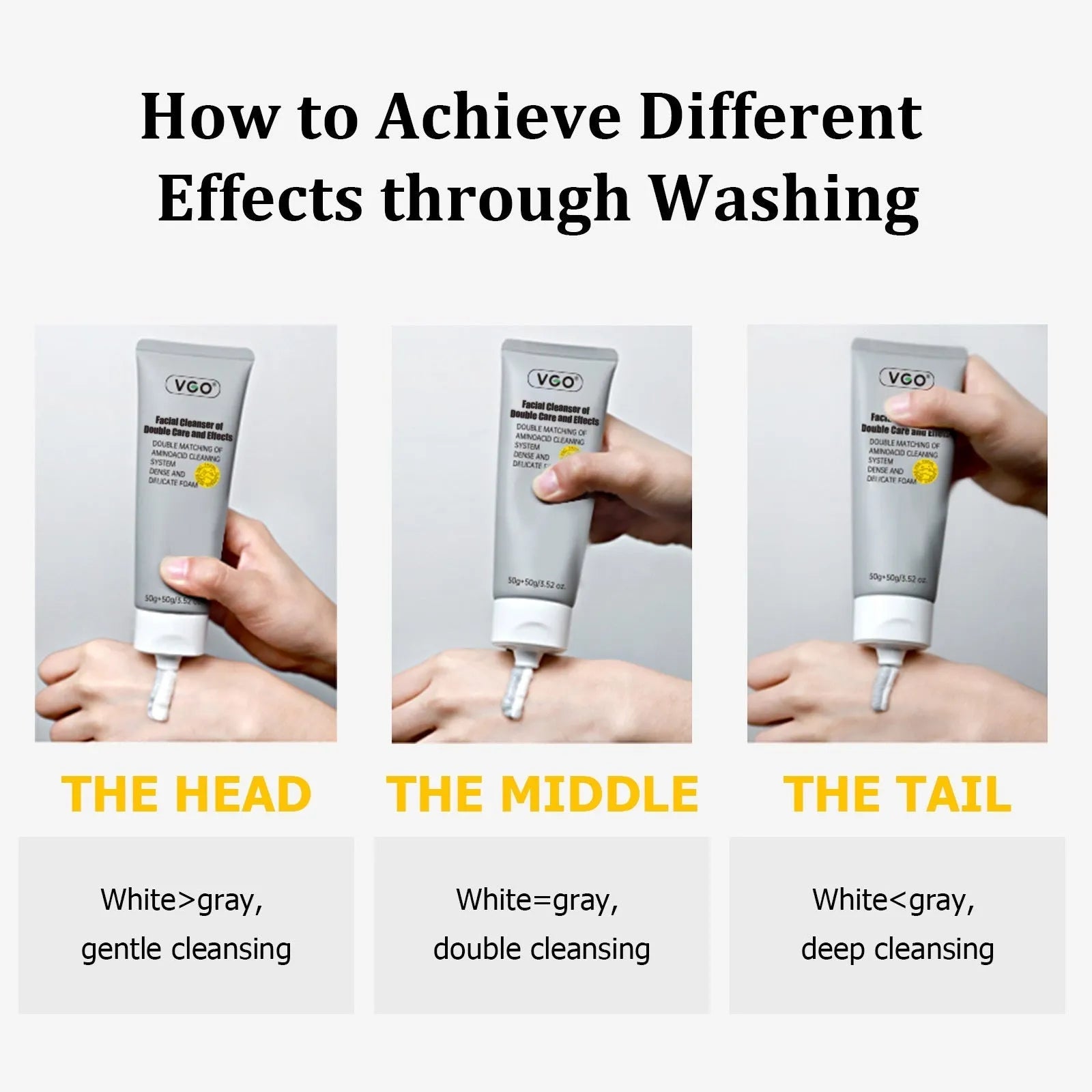 Facial Cleanser for Women 100ml Oil Control Pore Deep Cleansing Standard Specifications