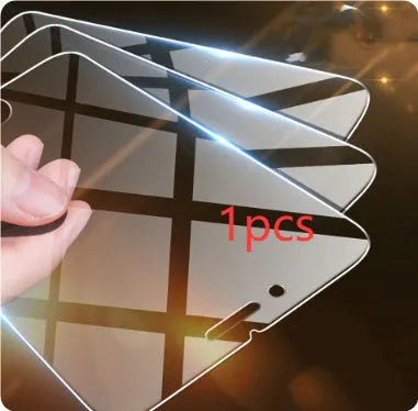iPhone tempered glass screen protector with anti-fingerprint coating for multiple iPhone models