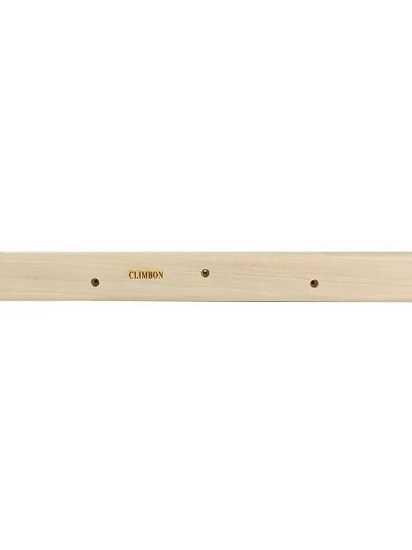 Set of three solid wooden fingerboards for grip strength and pull-up training