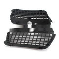 Black ABS plastic fog light cover and lower grille assembly for Volkswagen Golf 3 front bumper.