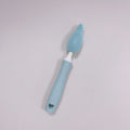 Silicone baby bottle brush set with flexible straw cleaner in pink, blue and yellow options