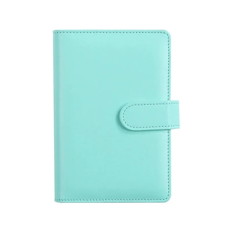 A5 PU leather zipper notebook shell in a solid colour, shown closed, with dimensions 235mm by 177mm.