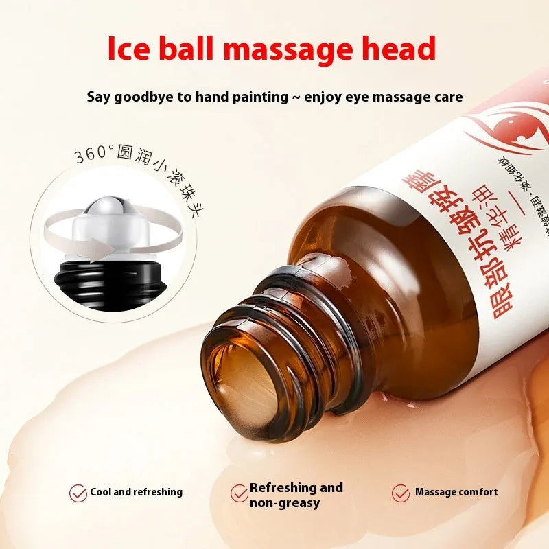 20g eye anti-wrinkle massage essence oil bottle with hydrating and firming properties