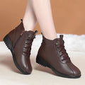 Women's black artificial PU casual shoes with side zipper and low top mid heel design