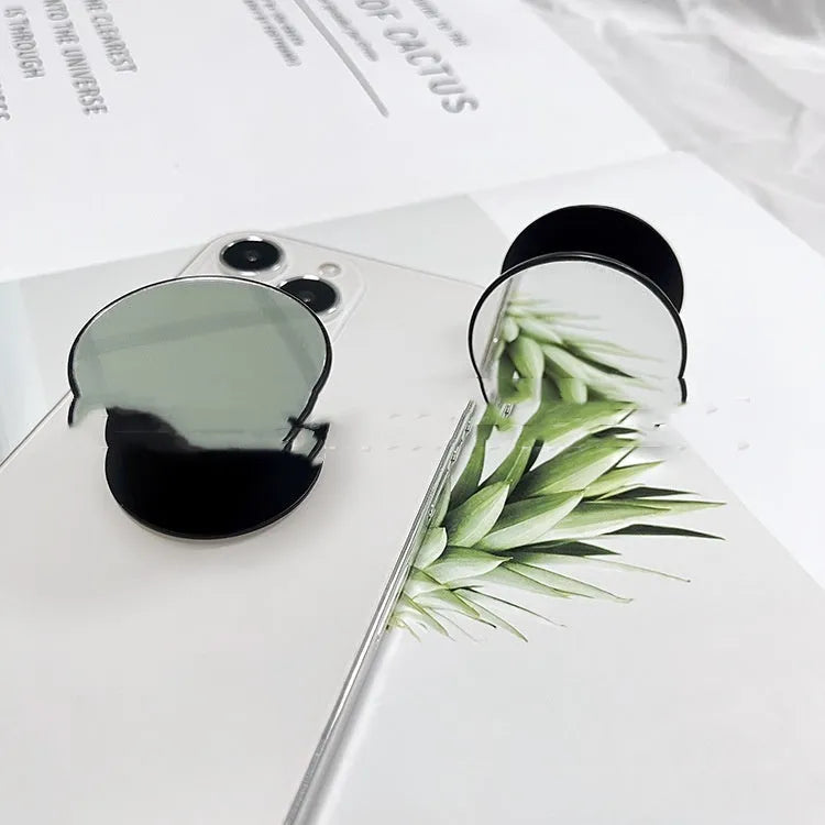 Mirror mobile phone airbag bracket, universal ABS TPU holder, 4cm diameter, 6mm thick, 23mm stretch