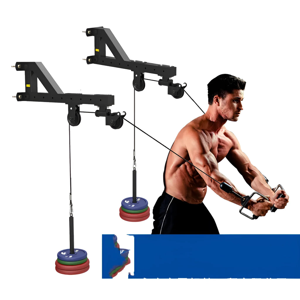 Steel Big Bird Pull pulley machine with high and low cable pull capability for back exercises