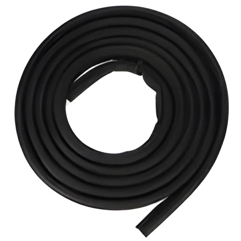 Black rubber sliding door seal strip for Toyota Hiace high roof vans, 5 metre length