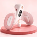 Pelvic floor muscle trainer repair device with counting function in blue, grey, green, and pink colour options.