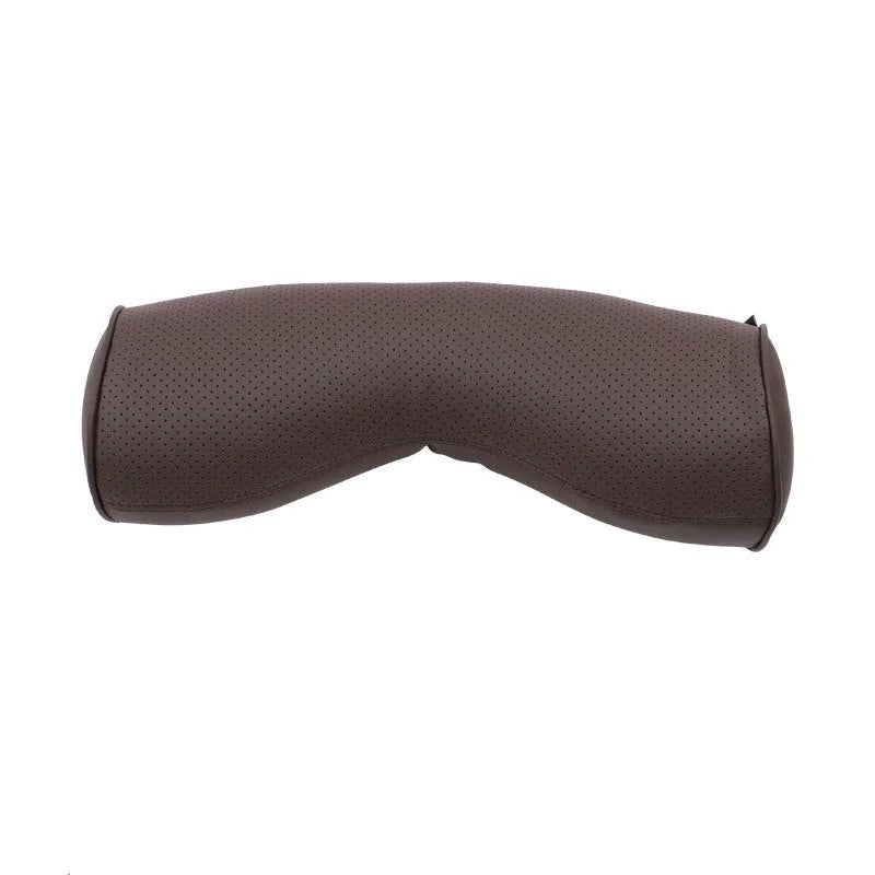 Volvo car headrest neck pillow with lumbar support cushion in minimalist design
