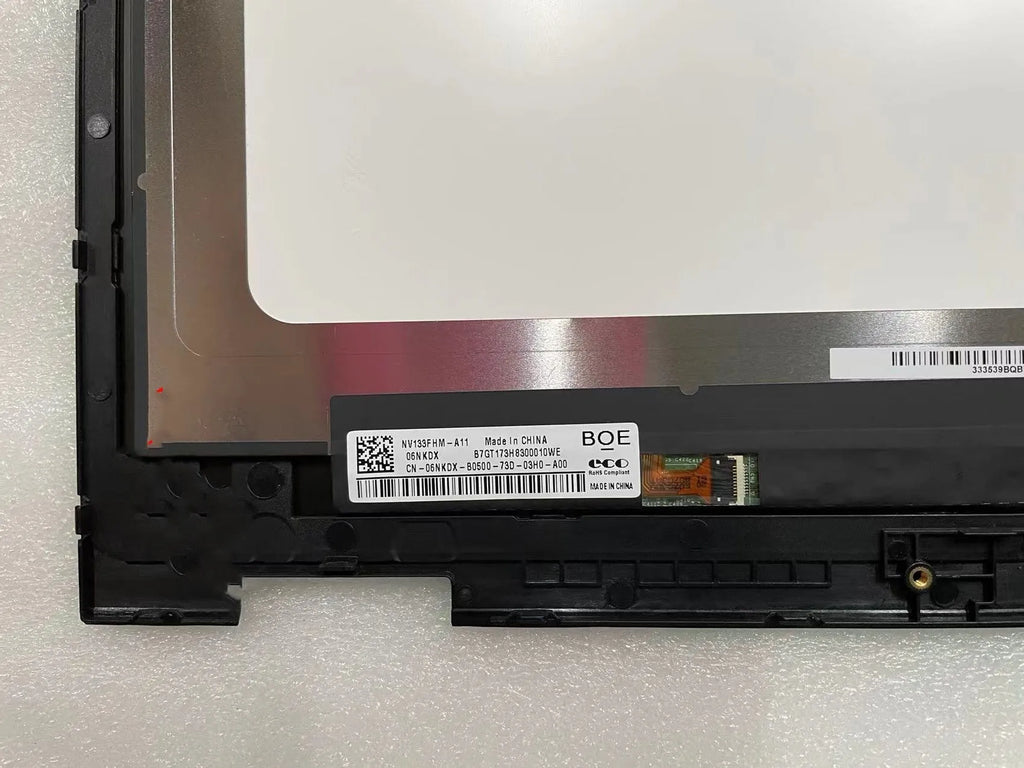Dell Latitude 3390 2-in-1 P69G black LCD screen assembly with plastic bezel