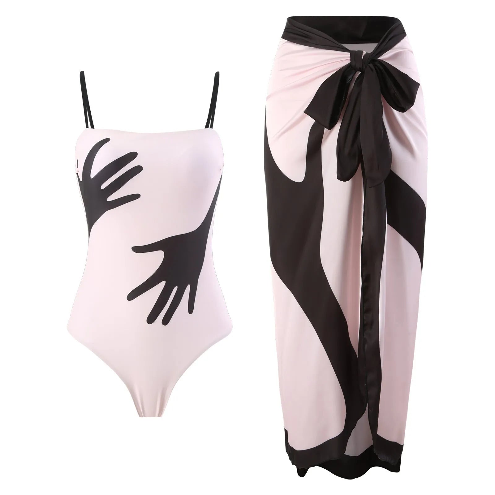 Women's one-piece bikini swimsuit with gauze tulle skirt in one-piece bikini gauze dress colour